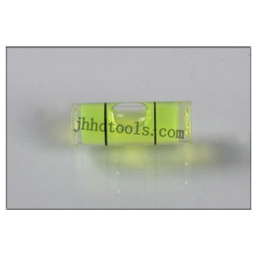 High precision transparent acrylic tubular level vial,spirit level vial